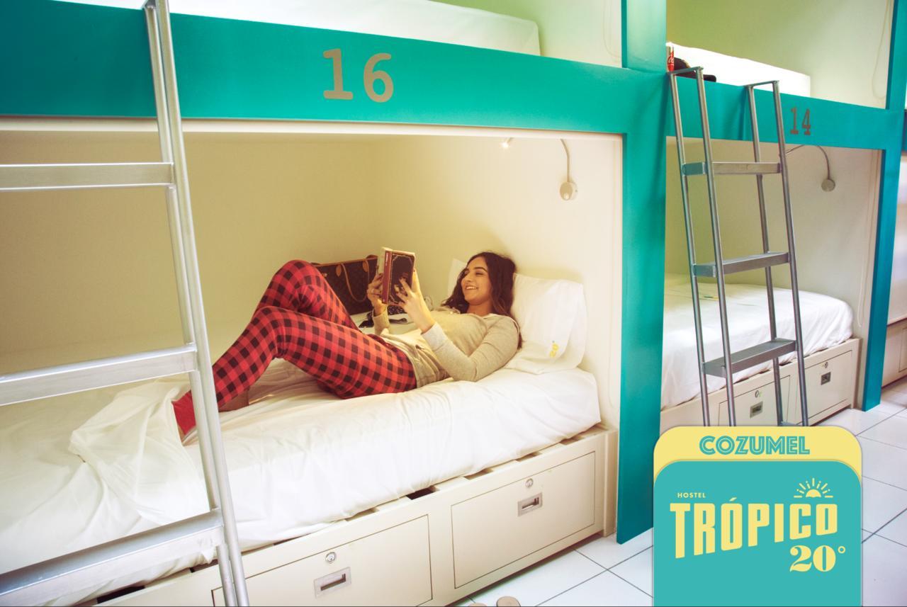 Hostel Frente Al Mar Tropico 20º Cozumel Luaran gambar